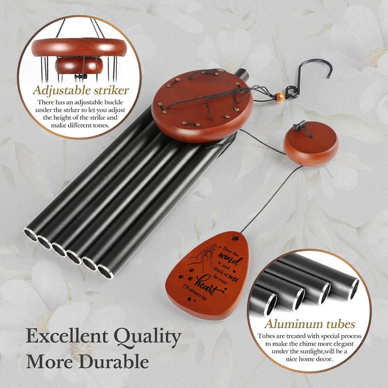 SteadStyle Pet Memorial Gifts for Dogs, Dog Memorial, Pet Memorial Wind Chime, Loss of a Dog Sympathy Gift, in Memory of Dogs Cats Gifts,Remembrance Bereavement Gift 36 in - Image 3